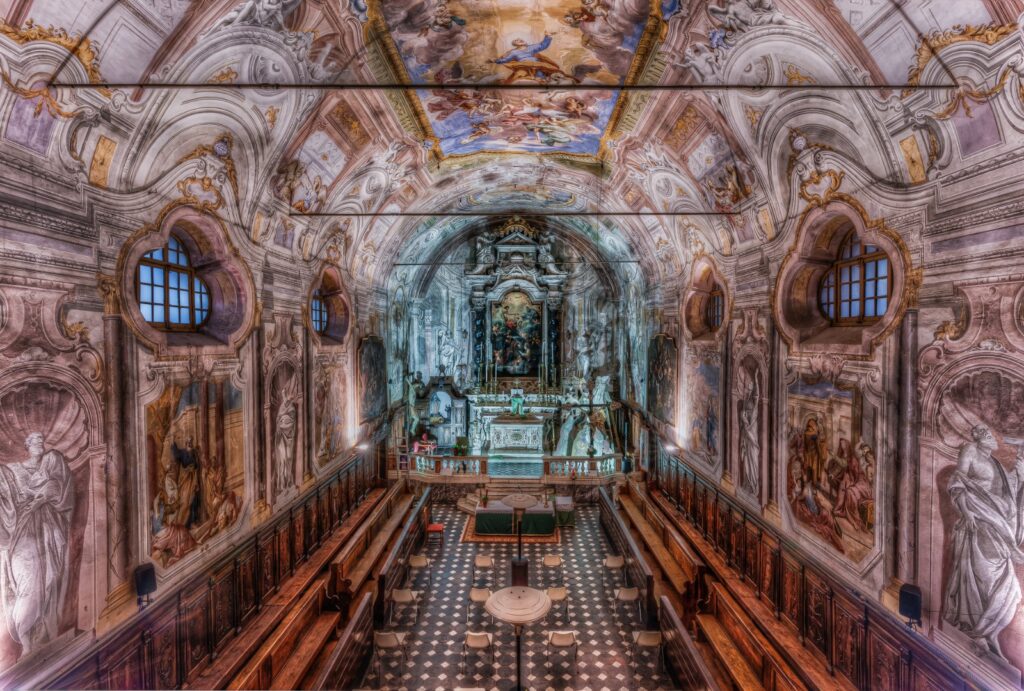 veduta interno Oratorio
